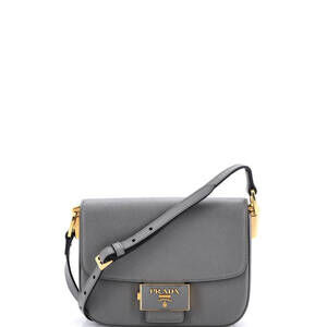 Prada Embleme Flap Bag Saffiano Leather #237060P20B